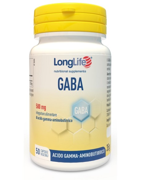 LONGLIFE GABA 500mg 50 Cps