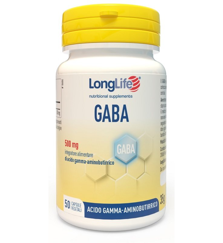 LONGLIFE GABA 500mg 50 Cps LONGLIFE GABA 500mg 50 Cps
