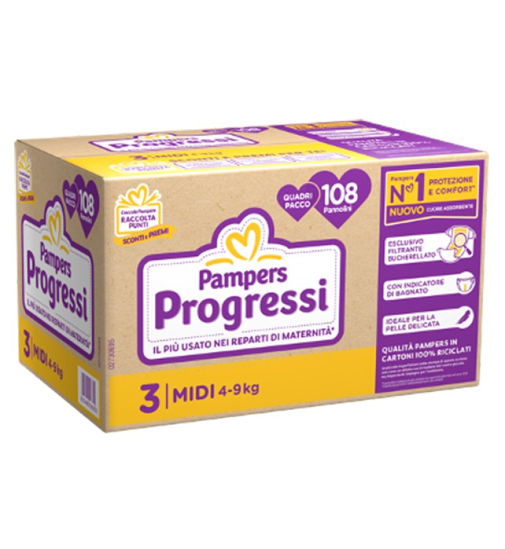 PAMPERS QU PROG MIDI 108PZ 27306 PAMPERS QU PROG MIDI 108PZ 27306
