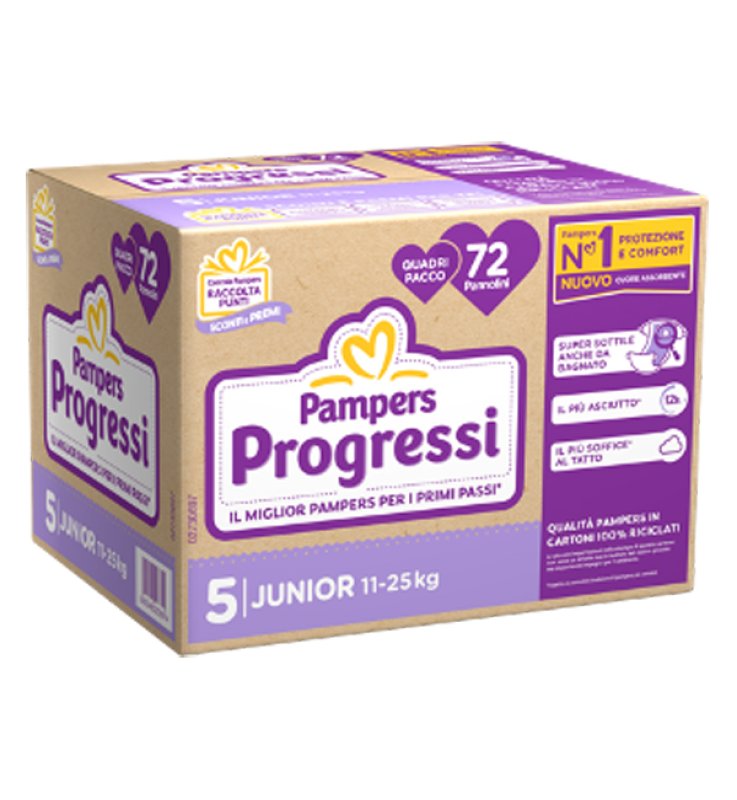 PAMPERS PROG.JUN 11-25KG 72PZ(SC