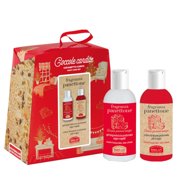 COFANETTO PANETTONE CORPO 1 GEL BAGNODOCCIA PROFUMATO 100 ML+ 1 CREMA IDRATANTE PROFUMATA 100 ML
