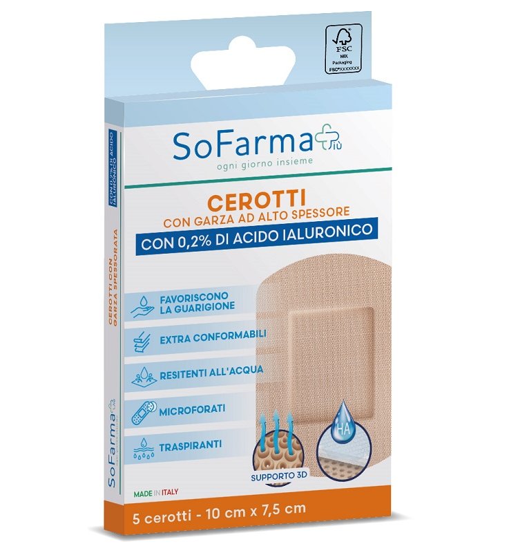 SF+ CER CICATRIZZANTE 10X7,5 5P