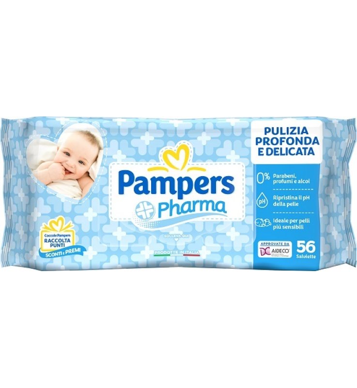 PAMPERS PHARMA SALVIETTE 56PZ PAMPERS PHARMA SALVIETTE 56PZ