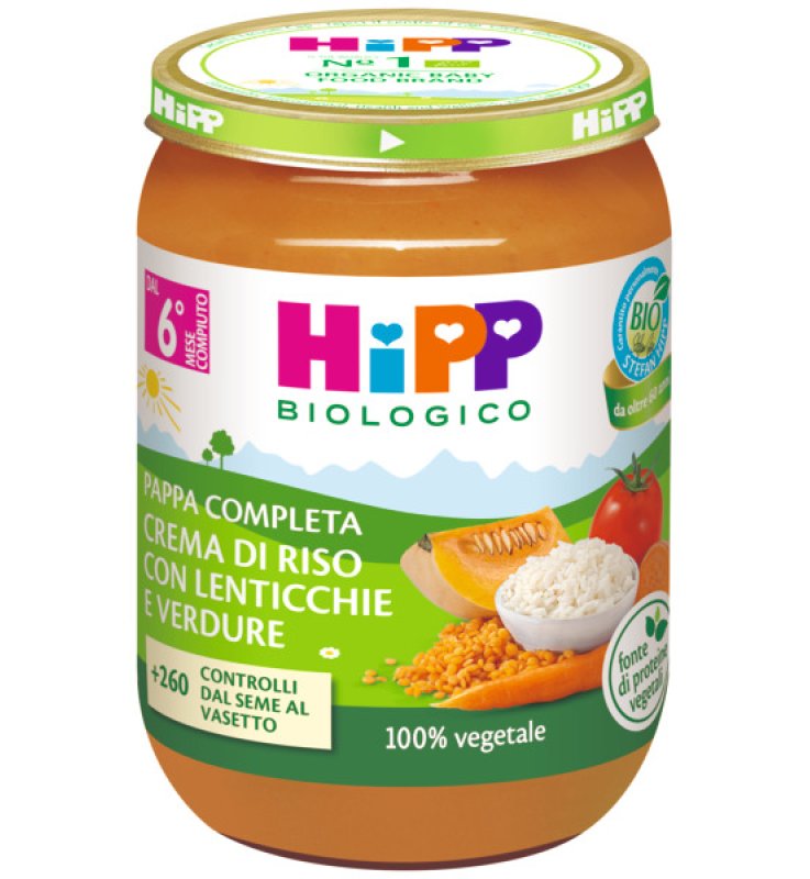 HIPP BIO PAPPA CRE.RISO VERD/LEN