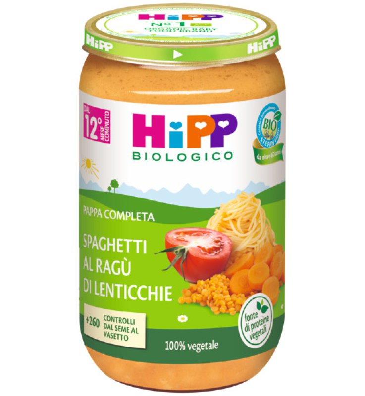 HIPP BIO PAPPA SPAGHET/RAGU/LENT