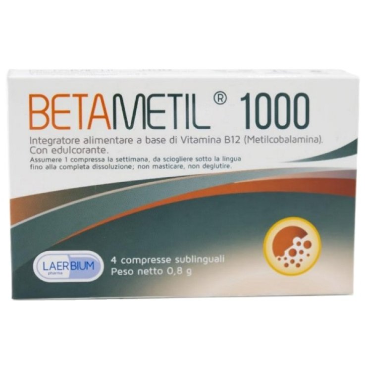 BETAMETIL 4Cpr Subl.200mg BETAMETIL 4Cpr Subl.200mg