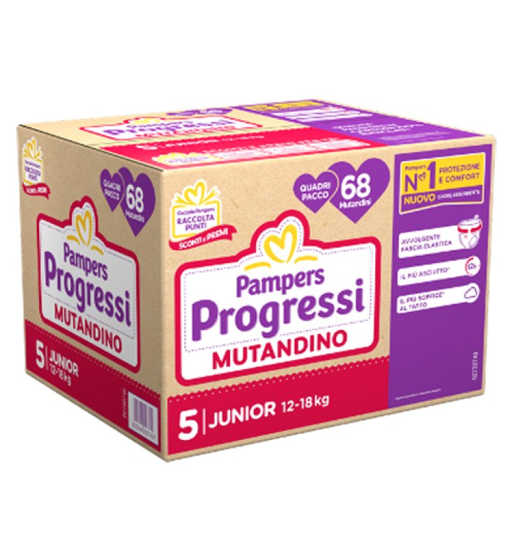PAMPERS PROG MUT QUADRI J 68PZ
