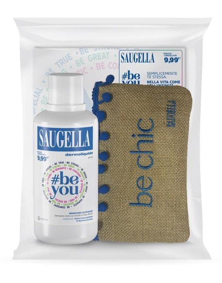 SAUGELLA BUNDLE PROMO POCHETTE 23 BE YOU 1 DERMOLIQUIDO 500ML + POCHETTE CON PRODOTTI OMAGGIO