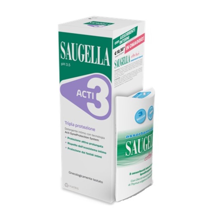 SAUGELLA ACTI3 250ML+ASSORBENTI SAUGELLA ACTI3 250ML+ASSORBENTI