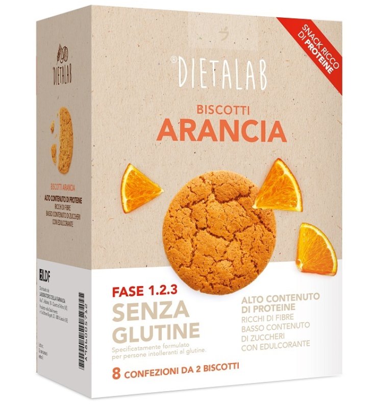 DLAB BISCOTTI ARANCIA SENZA GLUTINE FASE 1 2 3 128 G