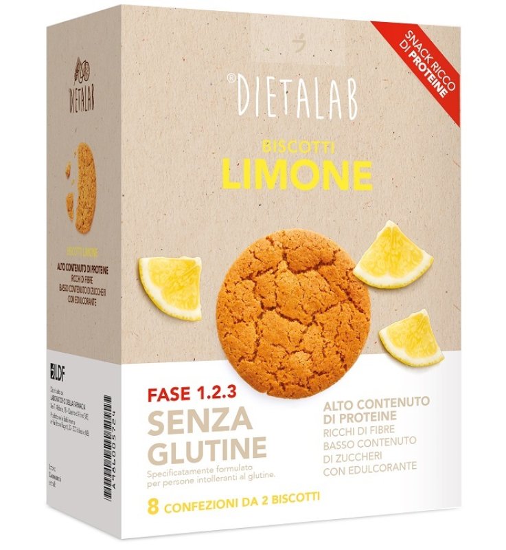 DLAB BISCOTTI LIMONE SENZA GLUTINE FASE 1 2 3 128 G