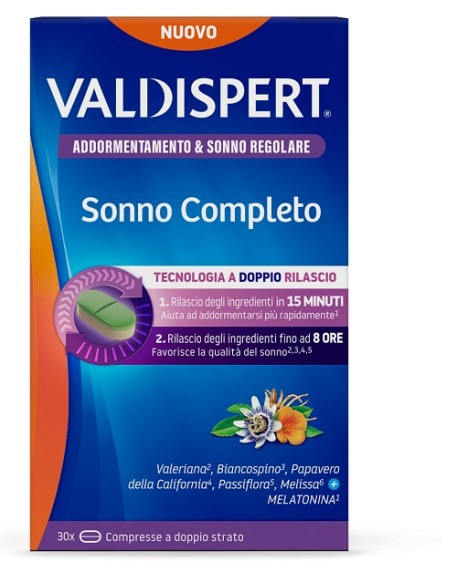 VALDISPERT SONNO COMPLETO 30 COMPRESSE A DOPPIO STRATO