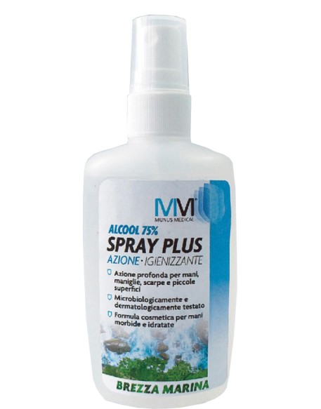 MUNUS MEDICAL IGIENIZZANTE SPRAY MANI E SUPERFICI BREZZA MARINA 110 ML