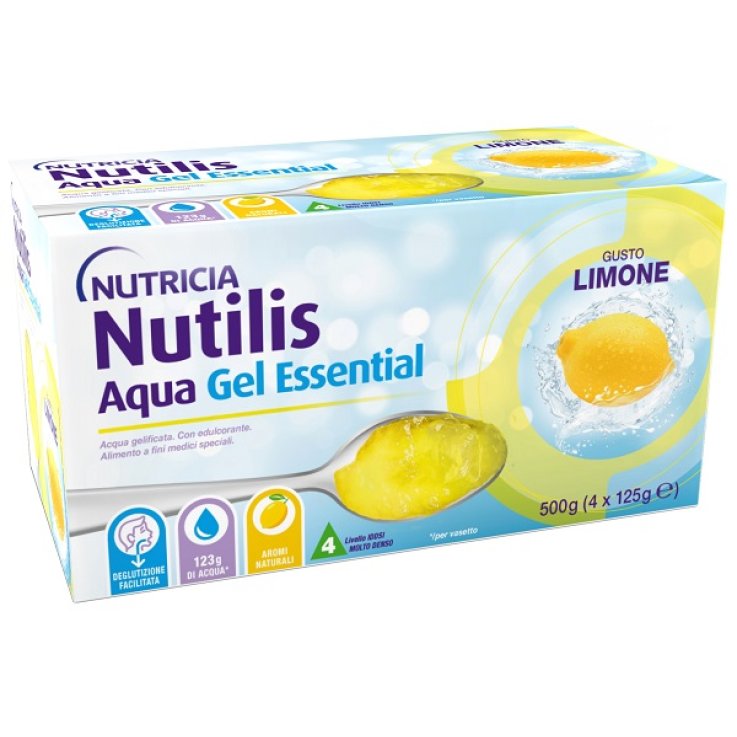NUTILIS AcquaGel Limone 4x125g NUTILIS AcquaGel Limone 4x125g