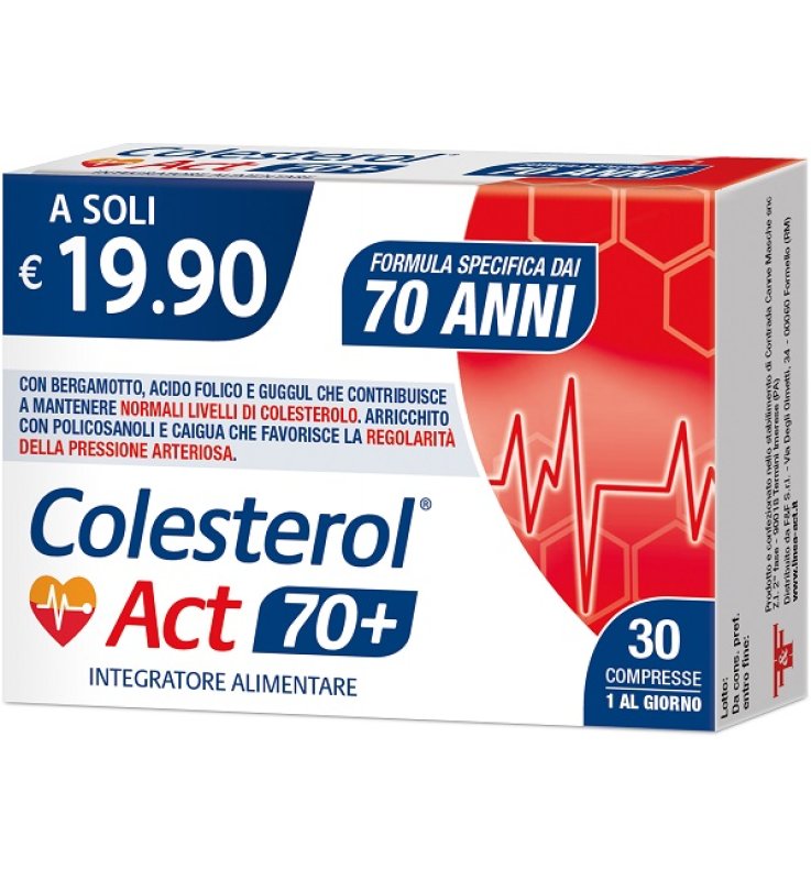 COLESTEROL ACT 70+ 30 Cpr COLESTEROL ACT 70+ 30 Cpr