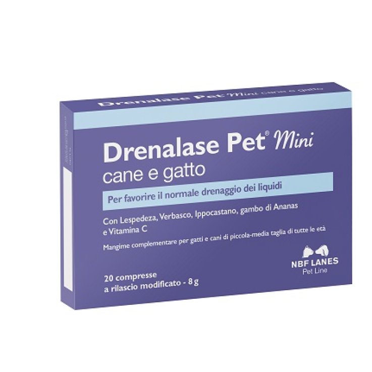 DRENALASE PET Mini 20Cpr 400mg DRENALASE PET Mini 20Cpr 400mg