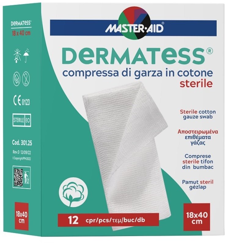 DERMATESS Cot.Garza 18x40*12pz