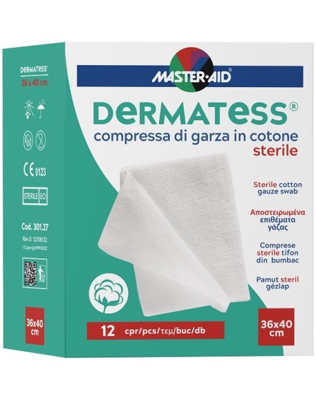 DERMATESS Cot.Garza 36x40*12pz