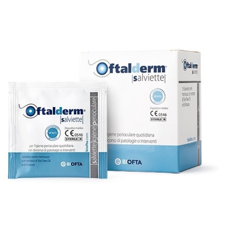 OFTALDERM SALVIETTE STERIL 16PZ OFTALDERM SALVIETTE STERIL 16PZ