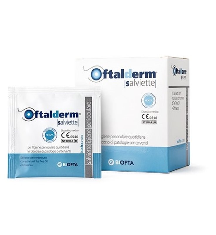 OFTALDERM SALVIETTE STERIL 16PZ OFTALDERM SALVIETTE STERIL 16PZ