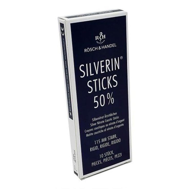 SILVERIN STICKS 50% MATITA CAUSTICA AL NITRATO D'ARGENTO RIGIDO 115MM SILVERIN STICKS 50% MATITA CAUSTICA AL NITRATO D'ARGENTO RIGIDO 115MM