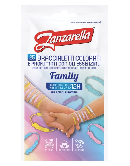 ZANZARELLA Bracc.Family 25pz