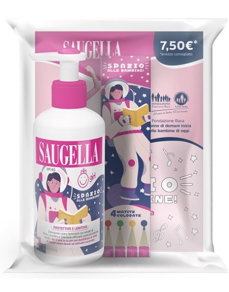 SAUGELLA GIRL + GADGET PROMOZIONE COSTITUITA DA UN BUNDLE COMPOSTO DA PRODOTTO GIRL 200 ML + IN OMAGGIO MATITE COLORATE