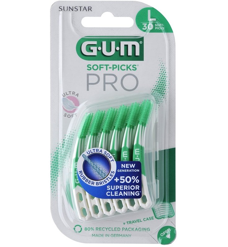 GUM Soft Picks Pro Scov.L 30pz
