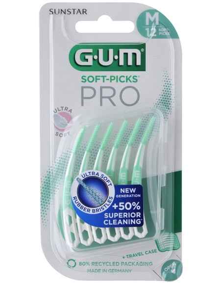 GUM Soft Picks Pro 12pz M  690