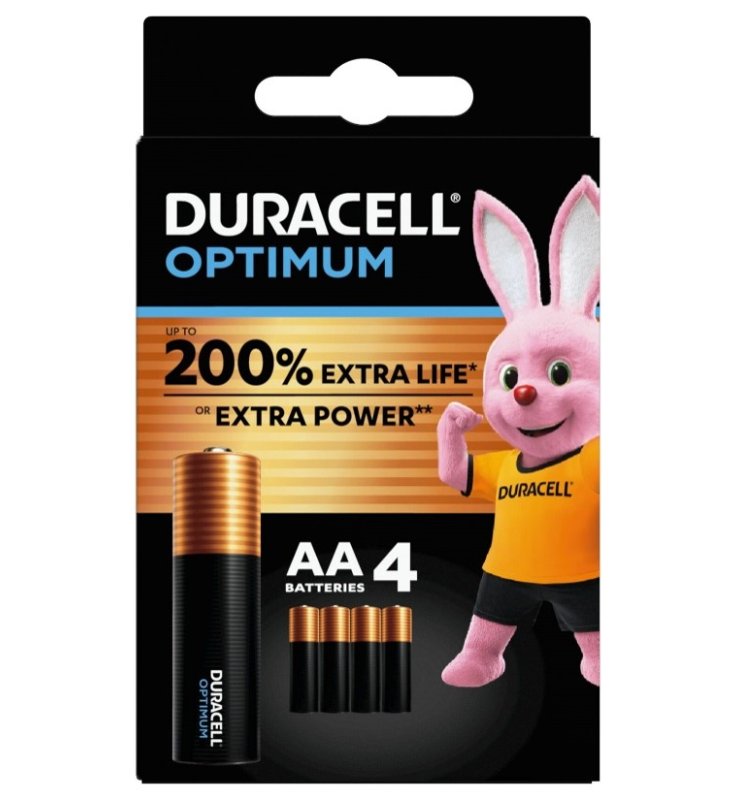 DURACELL OPTIMUM AA B4 16PZ