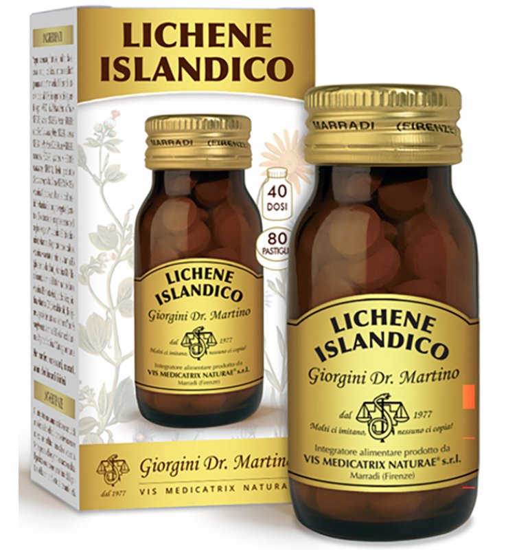 LICHENE ISLANDICO 80 Past. LICHENE ISLANDICO 80 Past.