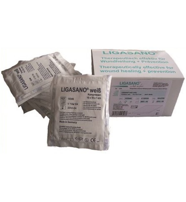 MEDICAZIONE IN COMPRESSE DI POLIURETANO ESPANSO FORMATO DA RETICOLI CELLULARI A NIDO D'APE 10PZ