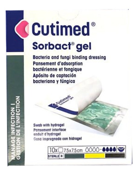 CUTIMED SORBACT IGEL 7,5X7,5CM