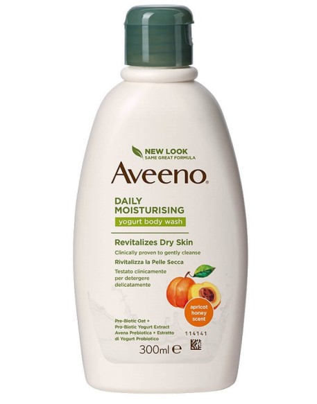 AVEENO BAGNO DOCCIA YOGURT ALBICOCCA & MIELE 300 ML