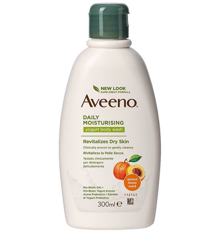 AVEENO BAGNO DOCCIA YOGURT ALBICOCCA & MIELE 300 ML