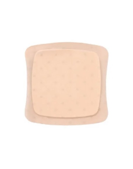 MEDICAZIONE STERILE IN SCHIUMA DI POLIURETANO IDROCELLULAREAQUACEL AG FOAM ADESIVA 12,5X12,5 CM 10 PEZZI