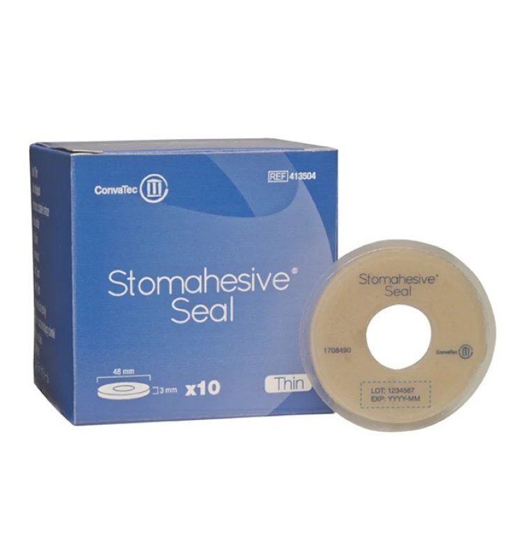 ANELLO STOMIA STOMAHESIVE SEAL FORO APERTURA 18MM DIAMETRO 48MM 10 PEZZI