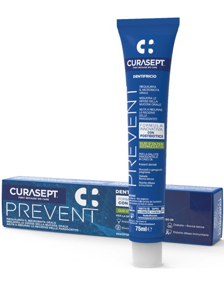 CURASEPT PREVENT DENTIFRICIO 75 ML