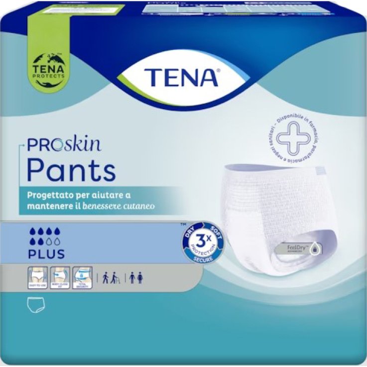 PANNOLONE PER INCONTINENZA TENA PANTS PLUS LARGE 14 PEZZI PANNOLONE PER INCONTINENZA TENA PANTS PLUS LARGE 14 PEZZI