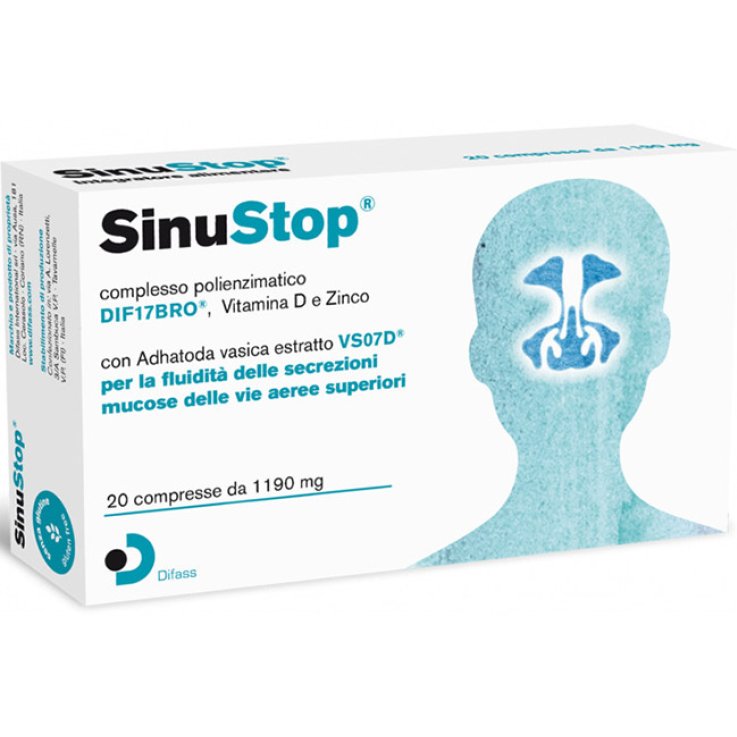 SINUSTOP 20 COMPRESSE DA 1190 MG SINUSTOP 20 COMPRESSE DA 1190 MG