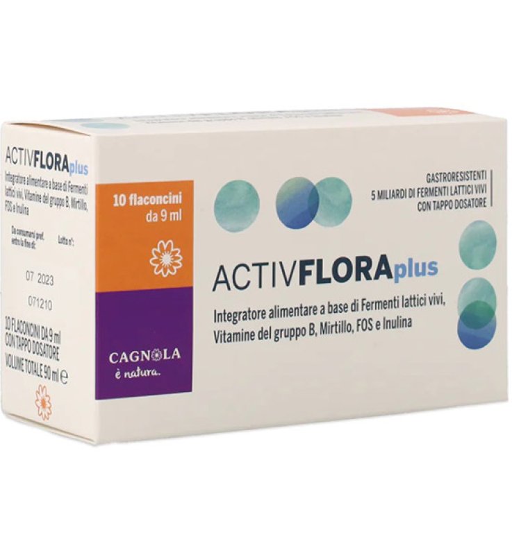 ACTIV FLORA PLUS 10 FLACONCINI X 9 ML
