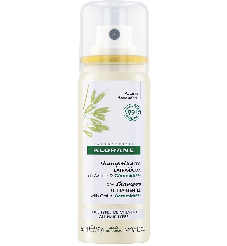 KLORANE SHAMPOO SECCO EXTRA DELICATO AVENA&CERAMIDE TUTTI ITIPI DI CAPELLI SPRAY 50 ML