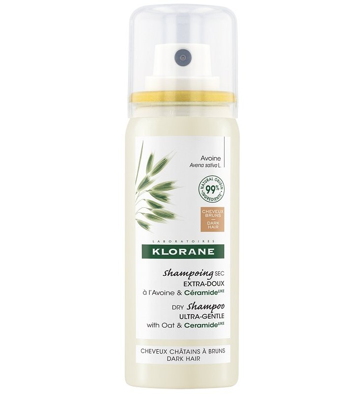KLORANE SHAMPOO SECCO EXTRA DELICATO AVENA&CERAMIDE CAPELLISCURI 50 ML