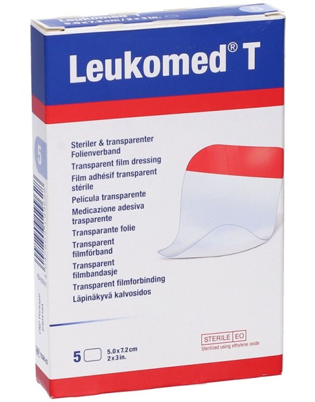 LEUKOMED T MED STER 5X7,2CM