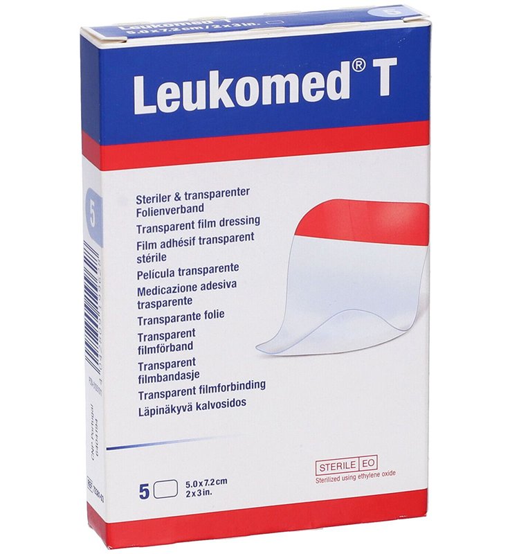 LEUKOMED T MED STER 5X7,2CM