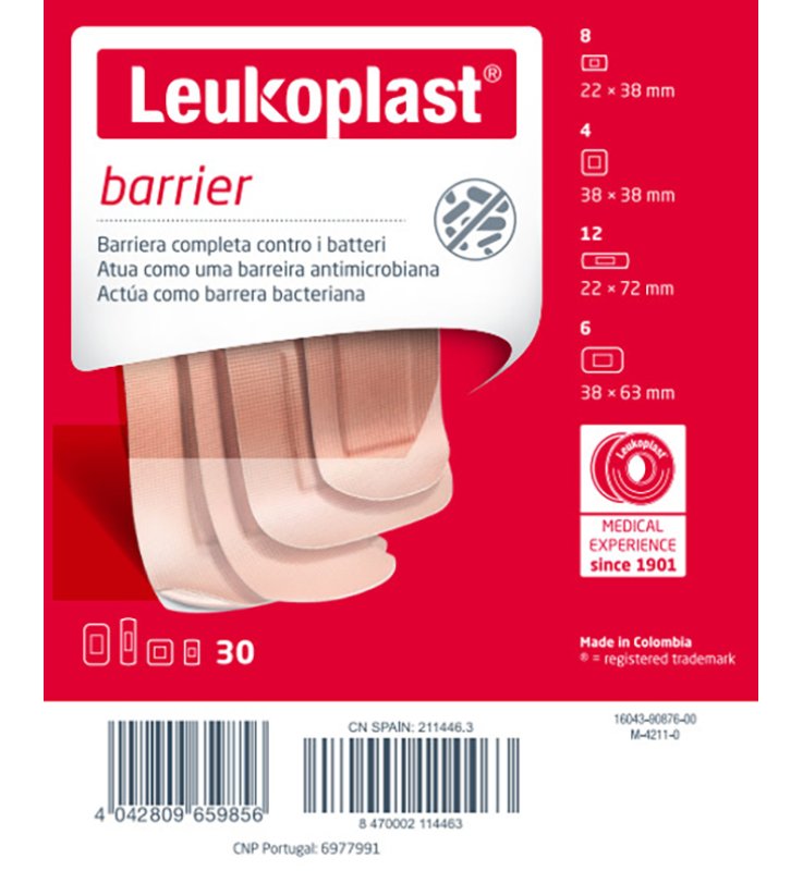 LEUKOPLAST BARRIER 30PZ ASSORT