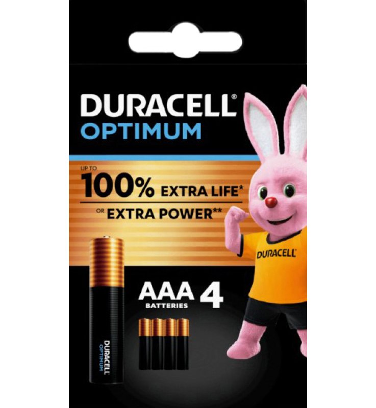 DURACELL OPTIMUM AAA B4 4pz