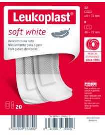 LEUKOPLAST SOFT WHITE 20PZ ASS