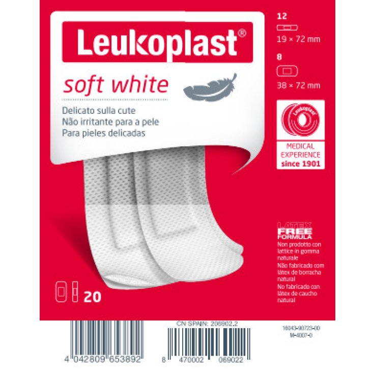 LEUKOPLAST SOFT WHITE 20PZ ASS LEUKOPLAST SOFT WHITE 20PZ ASS
