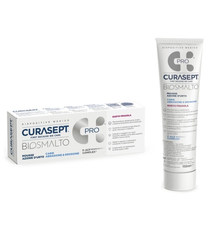 CURASEPT BIOSMALTO MOUSSE CARIE FRAGOLA 50 ML
